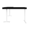 Bestar Bestar Viva 72W L-Shaped Standing Desk in black & white 19420-18 - alternate 6